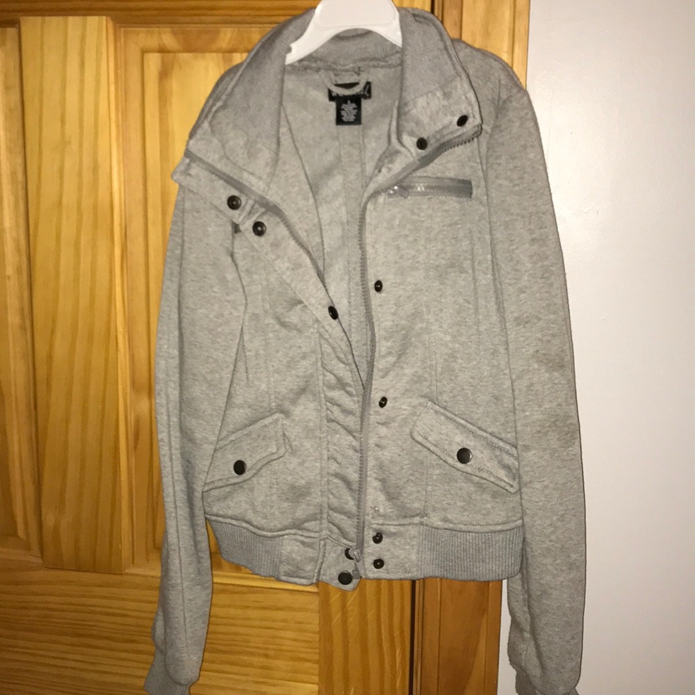 Grey spring coat